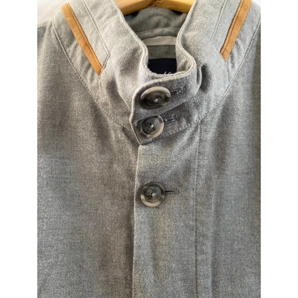 Faconnable Gray Casual Button Down Shirt - Picture 2 of 6